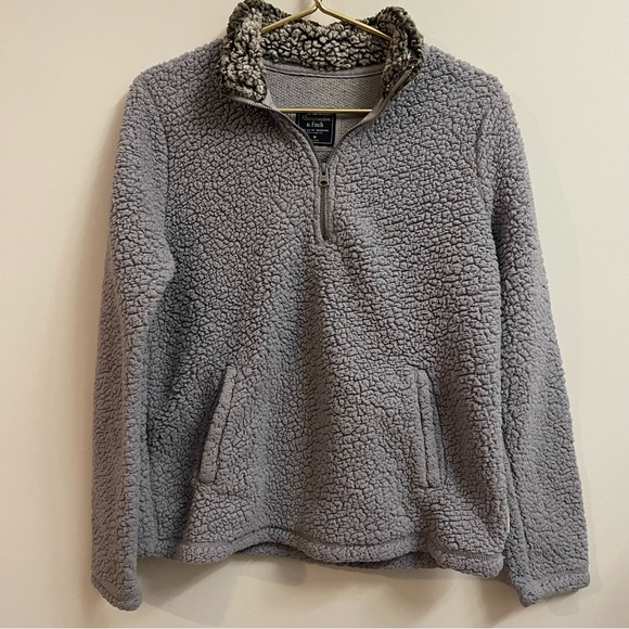 Abercrombie & Fitch Sweaters - A&F Teddy Pocket Pullover 1/4 zip Sweater Medium